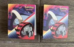 Mini Portfolio Binder Iron Treads/Slither Wing Pokemon TCG Holds 60 Cards x 2 - Image 1