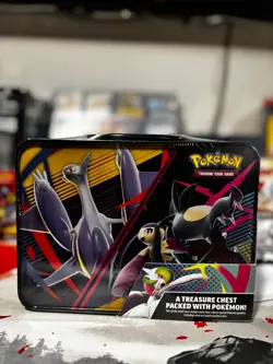 Pokemon 2025 Fall Mega Collector Chest Tin Box - 6 Packs & 3 Foil Cards - Image 2