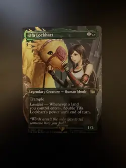 MTG Final Fantasy English Tifa Lockhart Borderless 0567 Foil - Image 1