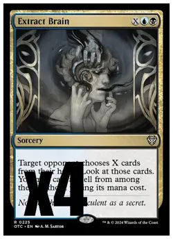 MTG l Extract Brain (x4 Playset) | (NM) Commander: Thunder Junction - Image 1