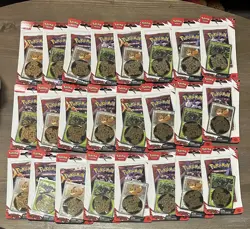 Destined Rivals Single Pack Blister Eevee & Zarude SV10 Lot Of 25 Pokemon TCG - Image 1