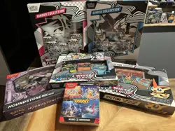 Pokemon TCG EX Box LOT With Surging Sparks Booster Bund. Black Bolt White Flair - Image 1