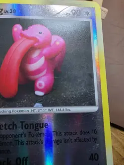 MP Pokemon TCG Lickitung Platinum 80/127 Reverse Holo - Image 3
