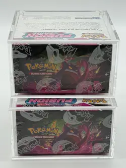 Lot of (2) Pokemon TCG SWSH Fusion Strike Booster Boxes FACTORY SEALED w/Acrylic - Image 5