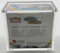 Pokemon TCG Sun & Moon Cosmic Eclipse Booster Box FACTORY SEALED w/Acrylic - Image 3