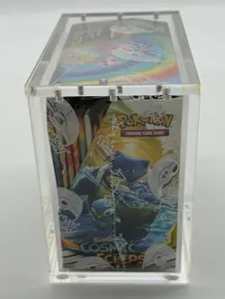 Pokemon TCG Sun & Moon Cosmic Eclipse Booster Box FACTORY SEALED w/Acrylic - Image 4