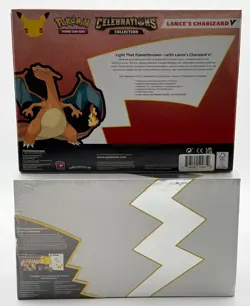 Lot of (2) Pokemon TCG Celebration's UPC & Lance's Charizard V Box SEALED - Image 2