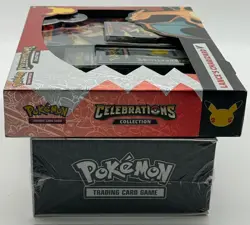 Lot of (2) Pokemon TCG Celebration's UPC & Lance's Charizard V Box SEALED - Image 4