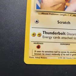 2001 Pikachu (Snap) #26 - Black Star Promo Non-Holo Rare - Pokemon TCG - LP - Image 4