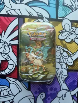 Prismatic Evolutions Mini Tin - Leafeon Art - Sealed Brand New - Pokemon TCG 🔥 - Image 1
