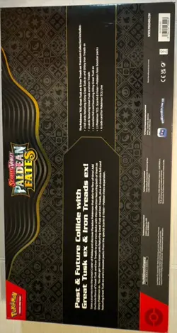 Pokemon Paldean Fates Great Tusk Iron Threads Ex Premium Collection SEALED Box - Image 2