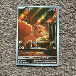 Pokemon TCG Vulpix 138/132 IR Illustration Rare Mega Evolution NM Near Mint - Image 1