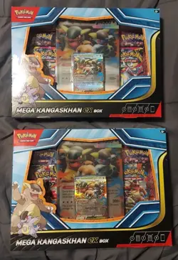 Pokemon TCG Lot Of (2) Mega Kangaskhan EX Box - Image 1