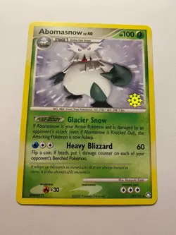 Abomasnow 19/123 Countdown Calendar Promo Snowflake Stamp Pokemon LP - Image 1