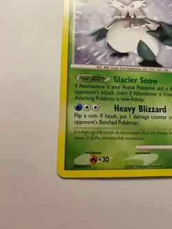 Abomasnow 19/123 Countdown Calendar Promo Snowflake Stamp Pokemon LP - Image 2