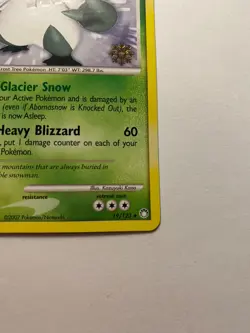 Abomasnow 19/123 Countdown Calendar Promo Snowflake Stamp Pokemon LP - Image 3