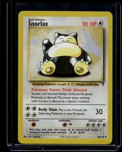 Pokemon TCG Snorlax 64/110 Legendary Collection LP - Image 1