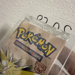 Pokemon Fossil 1st Ed. Booster Pack Sealed Zapdos Art 1999 WOTC 20.68 BOX FRESH - Image 3