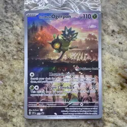 Teal Mask Ogerpon Black Star Promo 123 Pokemon Center Exclusive SEALED! NM ? - Image 3