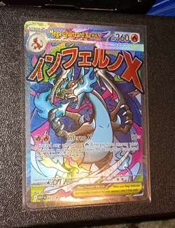 Pokemon Phantasmal Flames Mega Charizard ex UPC Promo Nm/M - Image 1