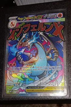 Pokemon Phantasmal Flames Mega Charizard ex UPC Promo Nm/M - Image 3