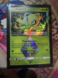 CELEBI Prism Star [NM] - 19/214 - Lost Thunder Sun & Moon - Pokemon TCG - Image 1