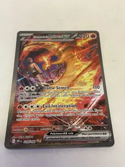 Pokemon Team Rockets Moltres ex 229/182 SIR Destined Rivals NM/M - Image 1