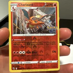 Pokemon TCG Charizard 10/78 Pokemon Go Reverse Holo - Near Mint/Mint! - Image 1