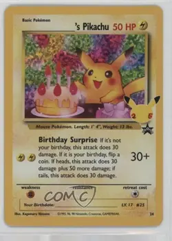 _____'s Pikachu (Wizards Black Star Promo) Pokemon Celebrations #24 - Image 1