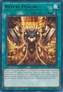 Yugioh - Ryzeal Plugin (Rare) CRBR-EN008 Crossover Breakers 1st Edition - Image 1
