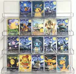 Pokemon Van Gogh Set of 18 Custom Art Cards - DIY - Fan Art- Full Set Display - Image 1