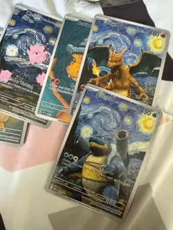 Pokemon Van Gogh Set of 18 Custom Art Cards - DIY - Fan Art- Full Set Display - Image 4