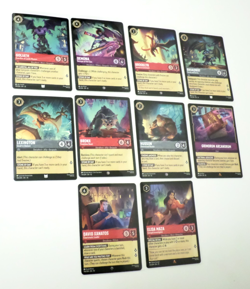 Disney Lorcana Theme Lot - Gargoyles Theme Lot of 10 Cards - Image 1