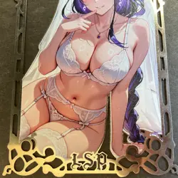 Goddess Story Gold METAL Card - Serial Number #050/100 - Shogun Anime *READ* - Image 3