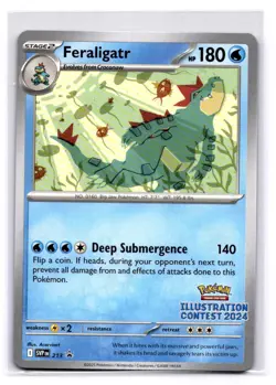 Feraligatr - (Illustration Contest 2024) Promo SV: Scarlet & Violet Promo Cards - Image 1