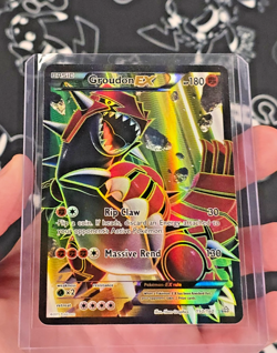Groudon EX (150 Full Art) 150/160 XY - Primal Clash Holo Pokemon Card 150/160 - Image 1