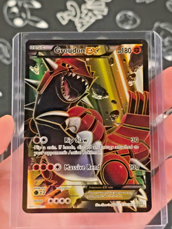 Groudon EX (150 Full Art) 150/160 XY - Primal Clash Holo Pokemon Card 150/160 - Image 3