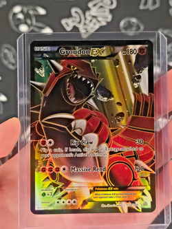 Groudon EX (150 Full Art) 150/160 XY - Primal Clash Holo Pokemon Card 150/160 - Image 4