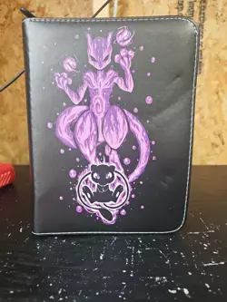New Card Binder Pokemon Cards Binder Holder Fits 400 Cards 50 Removable Sleeves - Image 1