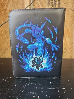 New Card Binder Pokemon Cards Binder Holder Fits 400 Cards 50 Removable Sleeves - Image 2