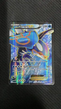 Kyogre EX 148/160 FULL ART Pokemon Card XY Primal Clash Holo Rare - Image 1