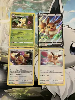 Pokemon TCG Eevee Evolution Promo Lot Of 10 Cards In A Mini Album - Image 3