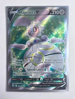 Magearna V 182/195 - Pokemon TCG Silver Tempest Sword & Shield Full Art Card NM - Image 1