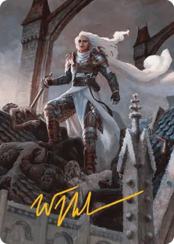 Thalia, Heretic Cathar Art Card (Gold-Stamped Signature) [Innistrad Remastered A - Image 1