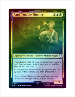 1x Raul, Trouble Shooter, Foil, Magic the Gathering, MTG NM - Image 1