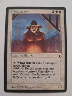 Witch Hunter MP The Dark MTG Magic the Gathering - Image 1
