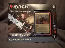 Sealed Magic The Gathering Warhammer 40k Commander Decks - SET OF ALL 4 - Image 1