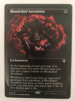 Bloodchief Ascension MTG Commander Masters NM #636 Borderless - Image 1
