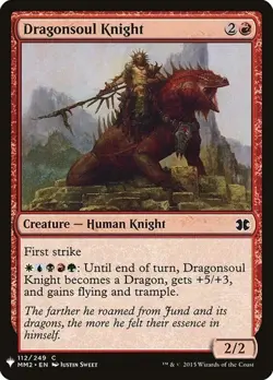 1x Dragonsoul Knight NM Eng MTG - The List - Image 1