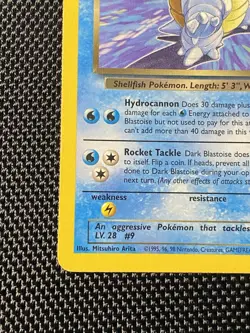 Dark Blastoise (20) 20/82 Team Rocket LP Non-Holo Pokemon TCG - Image 5